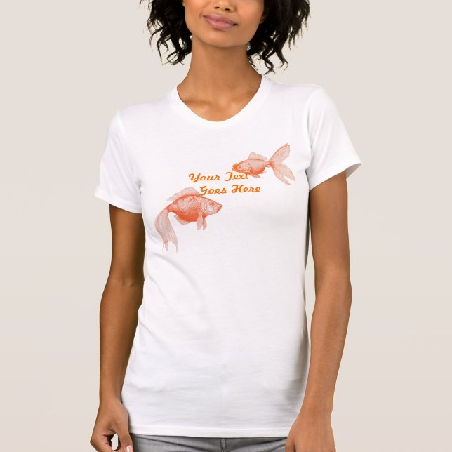 Guldfiskskjorta T-shirt (Framsida)