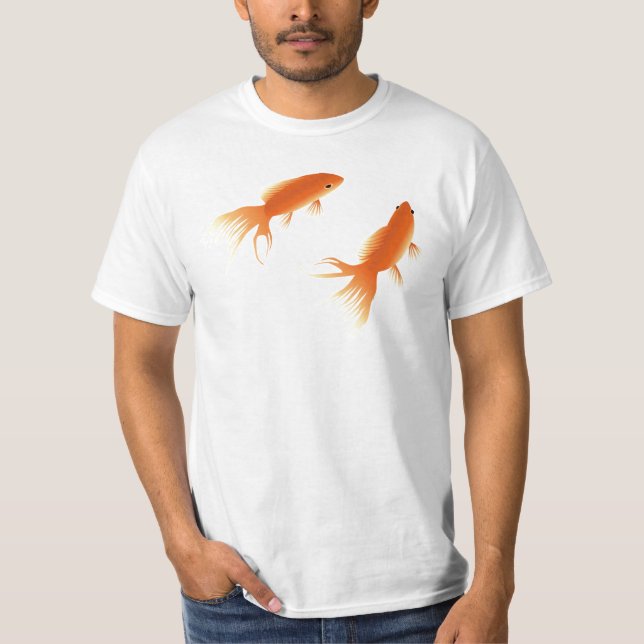 guldfisktshirt tee shirt (Framsida)
