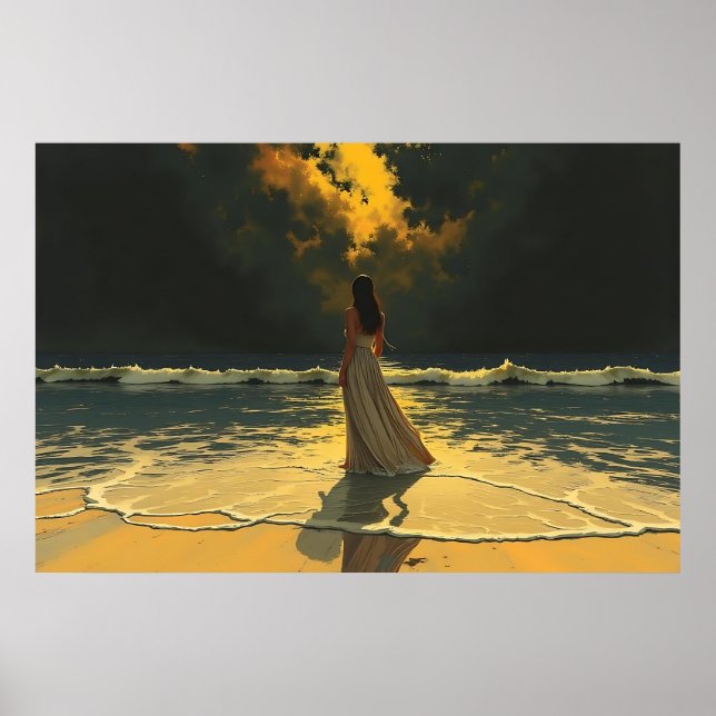 Guldflod av ensamhet | Celestiala tidvatten Poster (Framsidan)