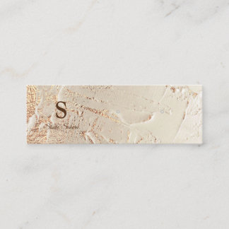 Guldfolie struktur mini örningskort mini visitkort