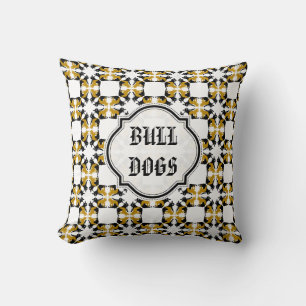 Guldfransk Bulldog Kudde