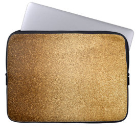 Guldglitter laptop fodral