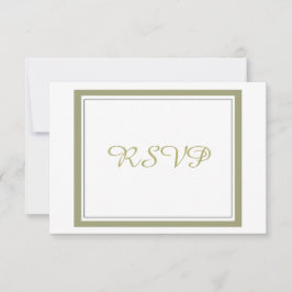 Guldgränsbröllop RSVP OSA Kort