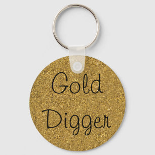 Guldgrävare Keychain Nyckelring