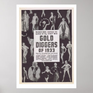 Guldgrävarear av 1933 poster