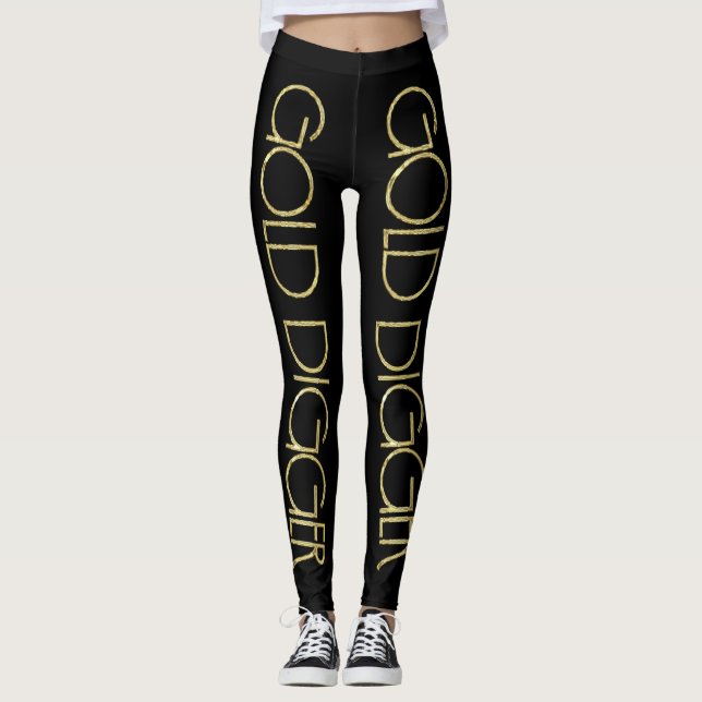 Guldgrävaredamasker Leggings (Framsida)