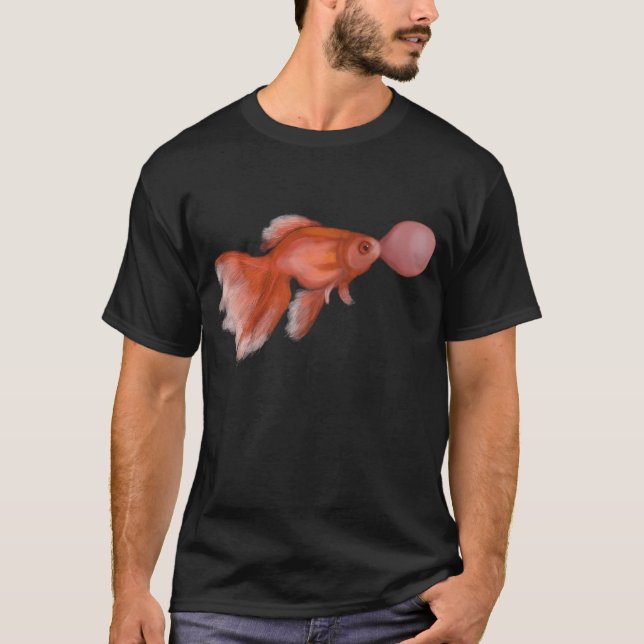 Guldgrodde Bubblegummibubbla T Shirt (Framsida)