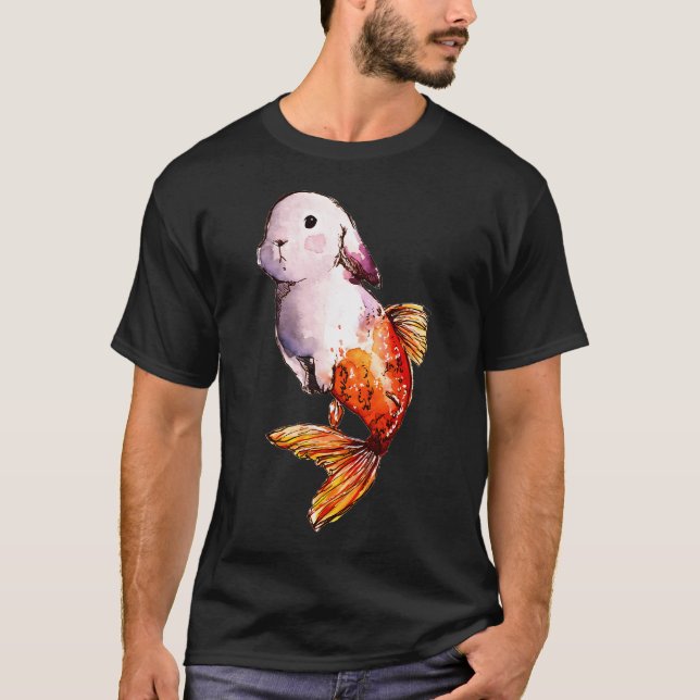 Guldgubbe Sjöröding Kanin T Shirt (Framsida)