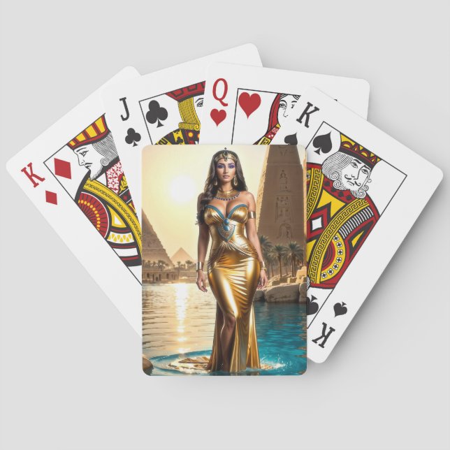 Guldgudinna av Nilen Casinokort (Baksidan)