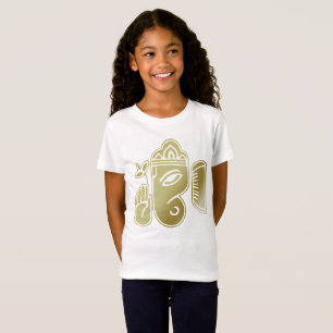 Guldgudinnan Ganesha - Flickors T-Shirt
