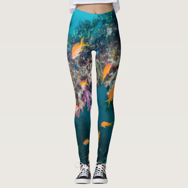 Guldguldabborre Anthias Leggings (Framsida)