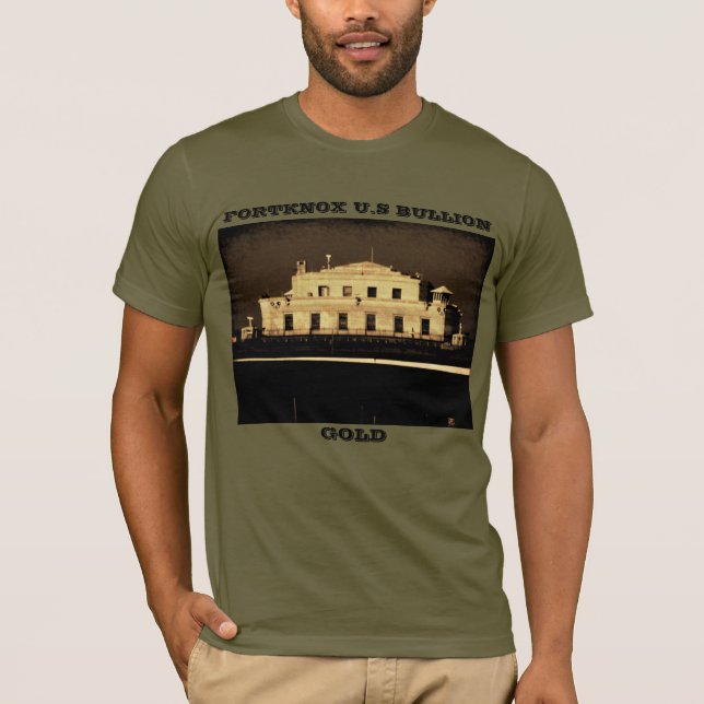 GULDGULDTACKA FÖR FORTKNOX US! T SHIRT (Framsida)