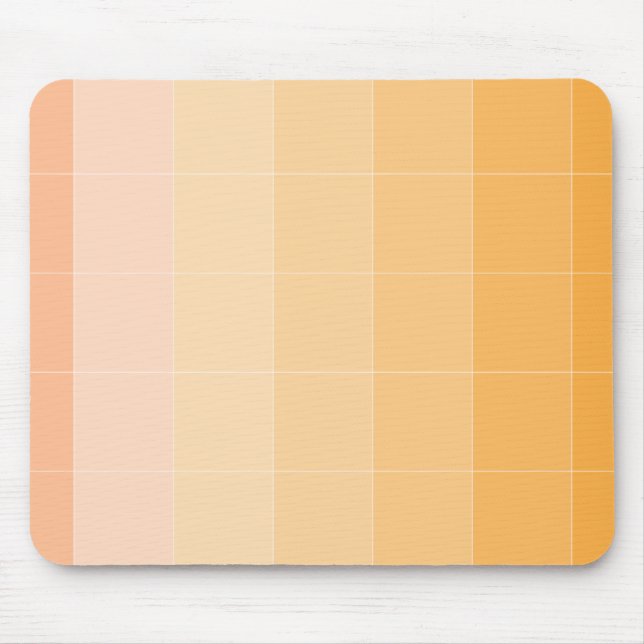 Guldgult kvadrerar den Ombre Mousepad kontorsgåvan Musmatta (Framsidan)