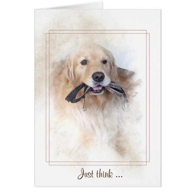 Guldhäftning med utslag i munnen hälsningskort (Framsidan)