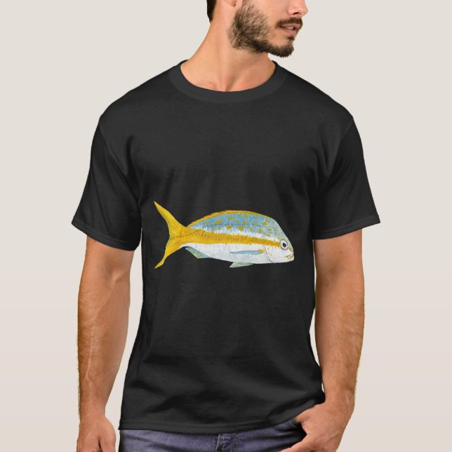 GULDHALSSNAPPare-Ocyurus chrysurus T Shirt (Framsida)
