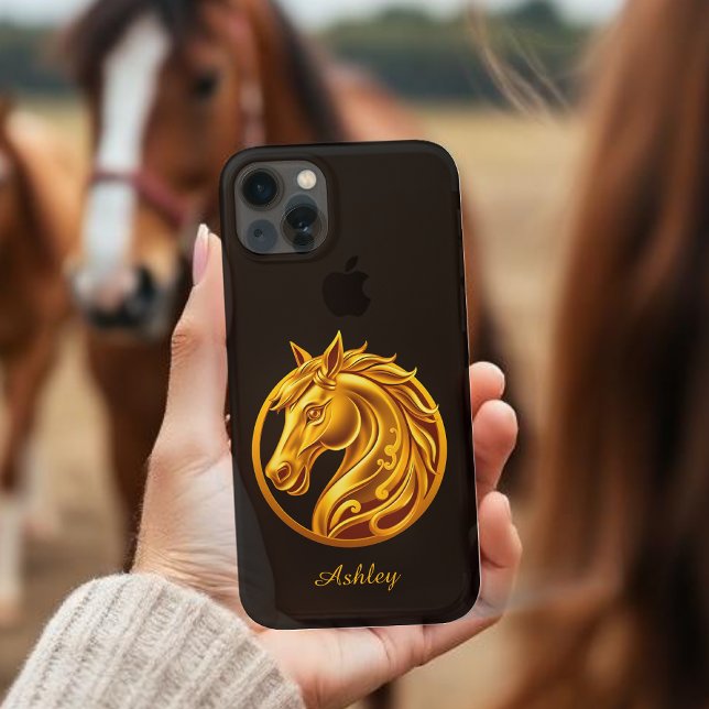 Guldhäst (Gold Horse Case-Mate iPhone Case)
