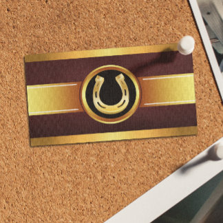 Guldhästsko Hästvård Visitkort