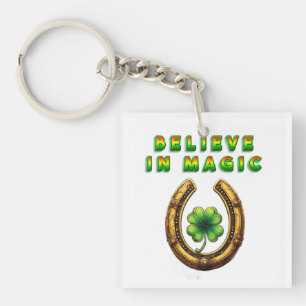 🍀 Guldhästsko Lucky Clover-present För Tur 🍀
