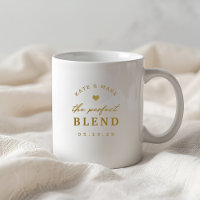 Guldhjärta Den perfekta blandningen Bröllopsgåva t
