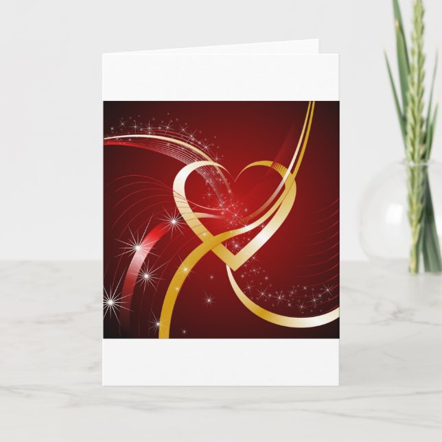 Guldhjärta Kort (Framsida)