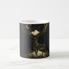 Guldhjort Måne & Berg Skogsmugg Kaffemugg