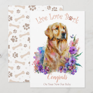 Guldhund Hund Adoption, Gotcha Day Kort