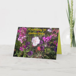 Guldjubileumskort Kort