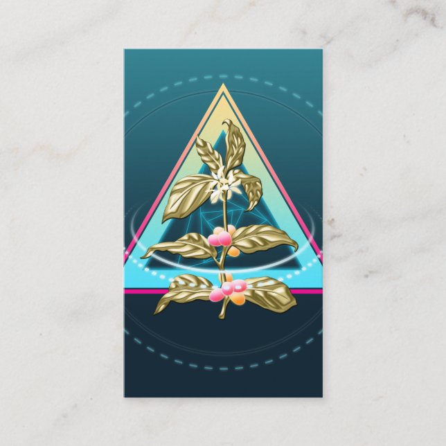 guldkaffeanläggning lojalitetskort (Framsida)