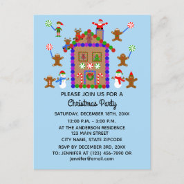 Guldkakor Hus #2 Inbjudan Postkort