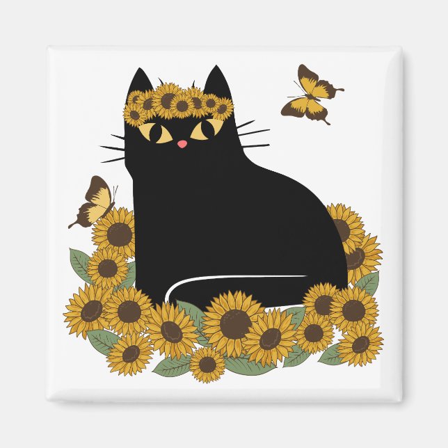 Guldkatt Magnet (Framsidan)