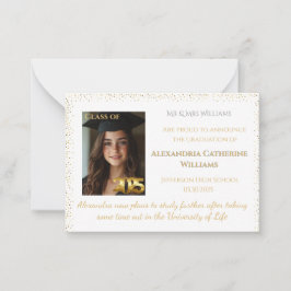 Guldklass 2025 examensbevis anmälningskort anteckningskort