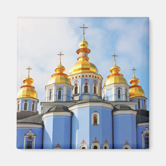Guldkopior av i katedral i Kiev Magnet