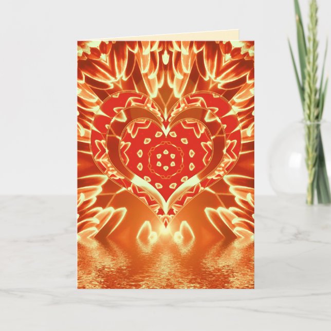 guldkörkort Kärlek Helgkort (Framsida)