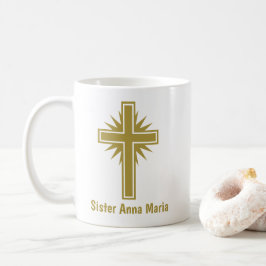 Guldkors Personlig Religionslärare Mugg