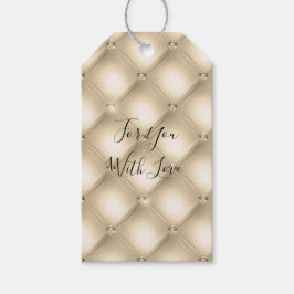 Guldkräm Champagne Diamant Presentetikett