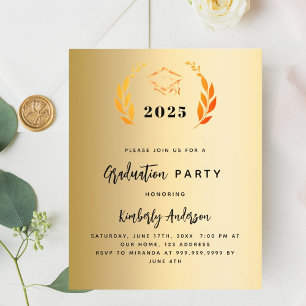 Guldkrans 2025 Examenfest inbjudan