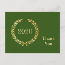 Guldkrans Examens Tacksamhet Grön