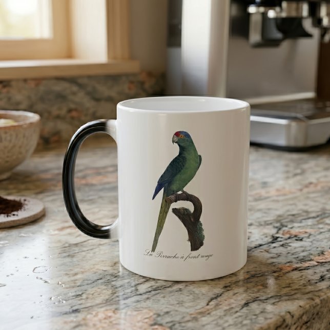 Guldkronad parakit, Eupsittula Canicularis Magisk Mugg (Orange-Fronted Parakeet, Eupsittula Canicularis. Color Morph Mug)