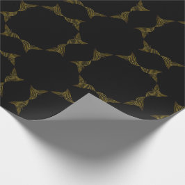 guldlinjeblad presentpapper