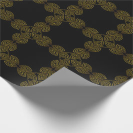 guldlinjeblad presentpapper