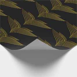 guldlinjeblad presentpapper