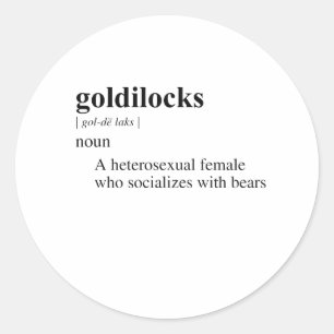 GULDLLOCKS RUNT KLISTERMÄRKE