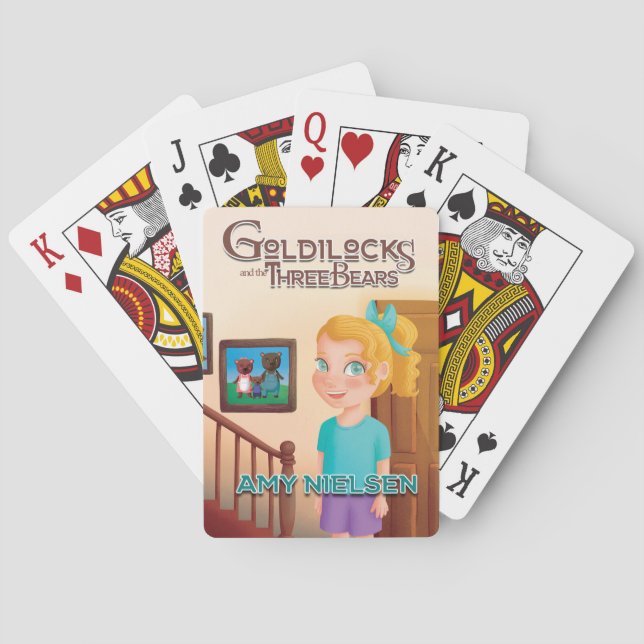 Guldlock och de tre björnarna casinokort (Baksidan)