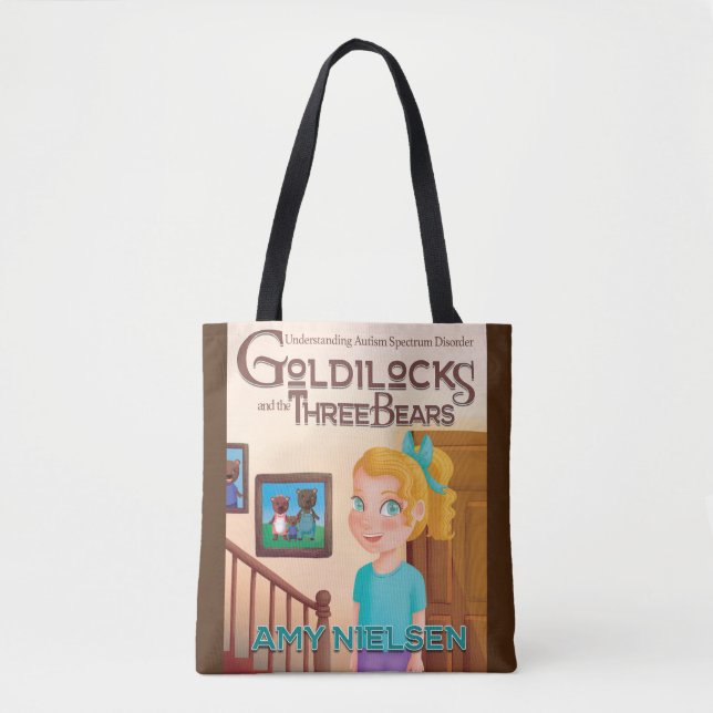 Guldlock och de tre björnarna tygkasse (Framsida)