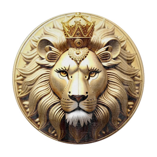 Guldlöjsmedaljong med krona (Framsidan)