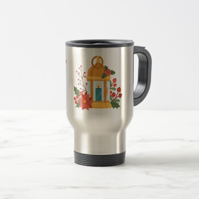 Guldlyktemugg | Inspirerande citatmugg Resemugg (Framsida höger)