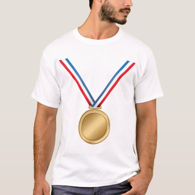Guldmedaljmanar T-tröja T Shirt (Framsida)