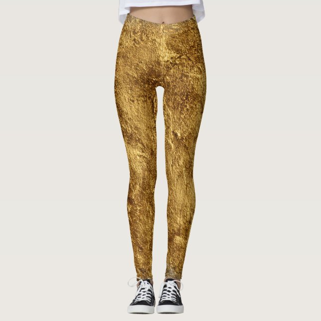 Guldmönster Leggings (Framsida)