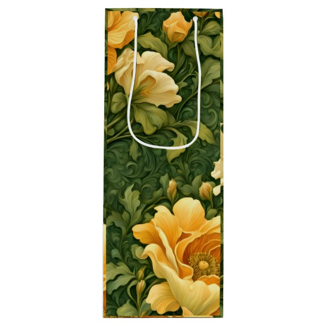 Guldmönstrat blomsterbroderi (Framsidan)