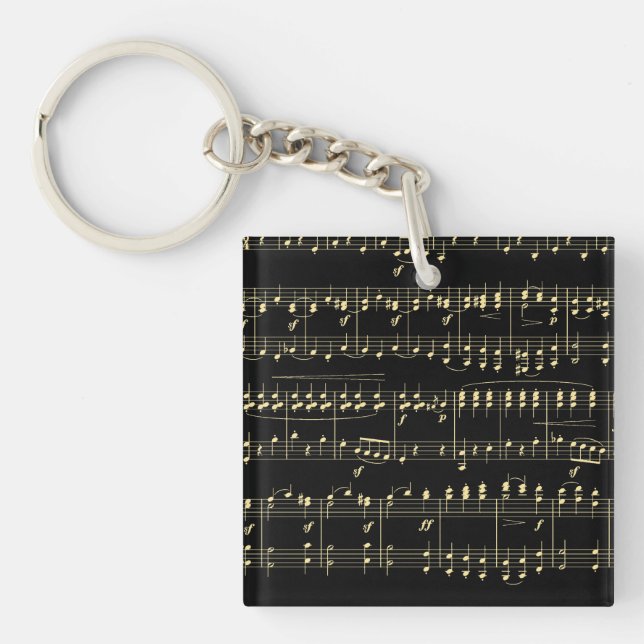 Guldmusik på svart (Framsidan)
